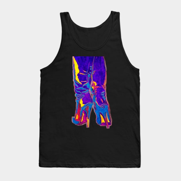 nightlife boots Tank Top by gforall